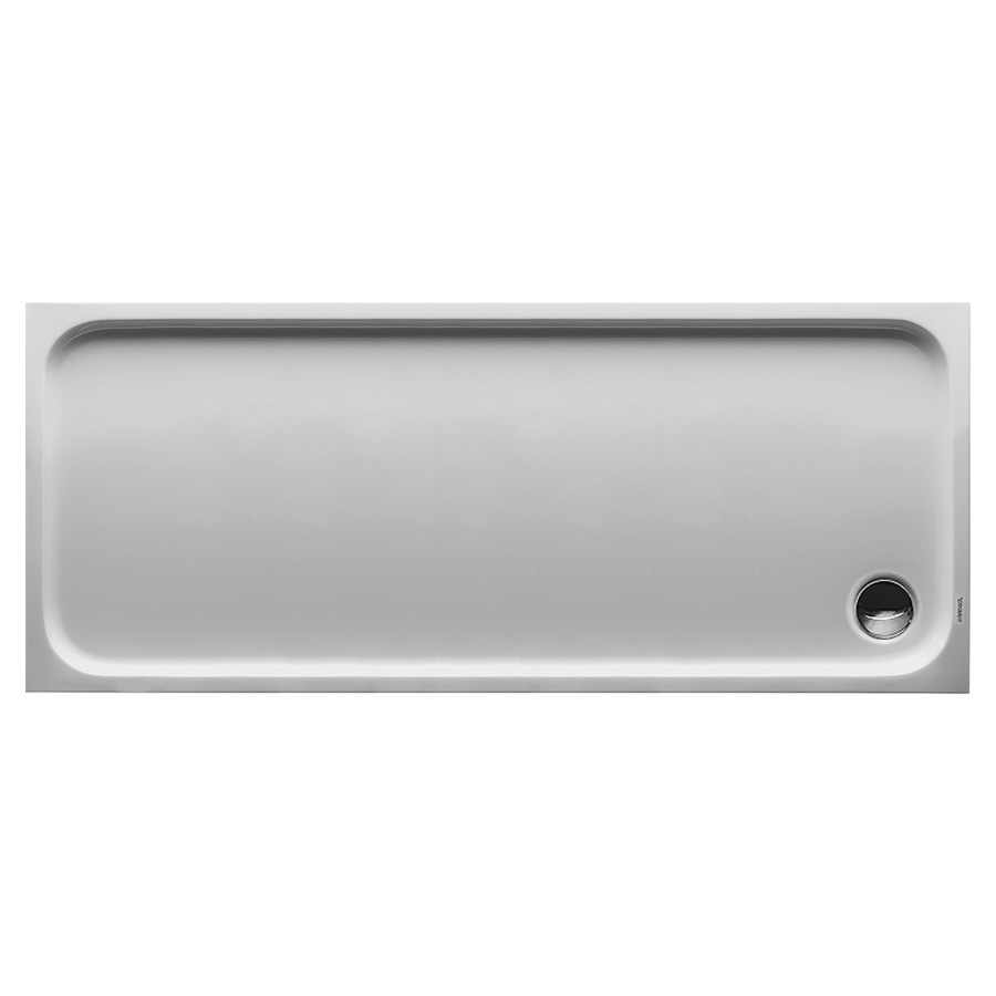 Receveur de douche D-CODE
170 x 8.5 x 70 cm
Plastique, rectangle
écoulement dans l’angle, D 90 mm
