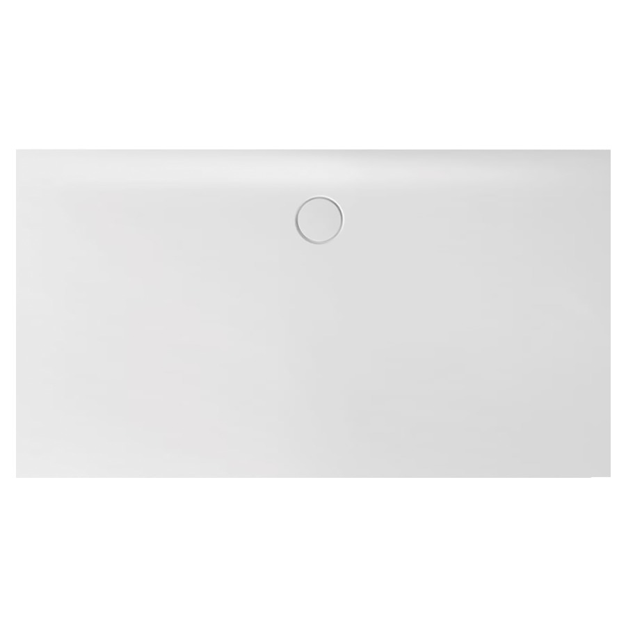 Plan de douche VIVA
180 x 100 x 2,5 cm, acier
isolation phonique
trou d'écoulement D 90 mm
montage au niveau du sol
sans cadre de système à
encastrer