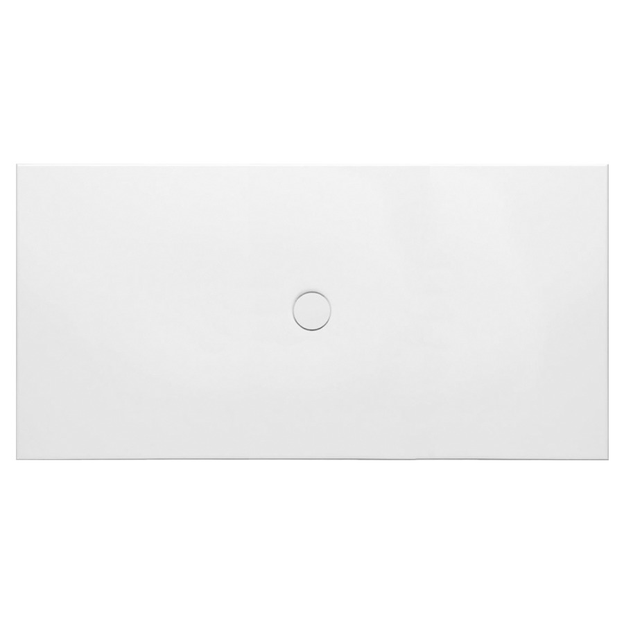 Plan de douche FLOOR
140 x 70 x 2,5 cm, acier
isolation phonique
trou d'écoulement D 90 mm
montage au niveau du sol
sans cadre de système à
encastrer