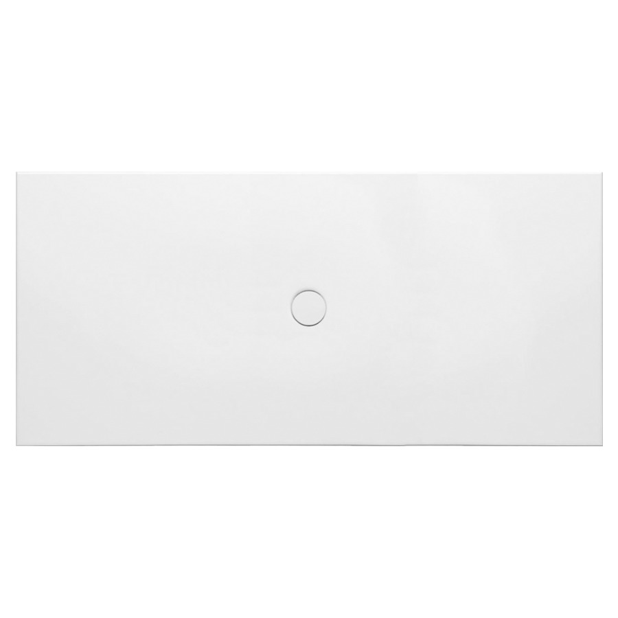 Plan de douche FLOOR
150 x 75 x 2,5 cm, acier
isolation phonique
trou d'écoulement D 90 mm
montage au niveau du sol
sans cadre de système à
encastrer