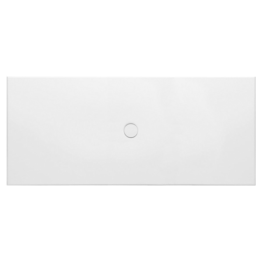 Plan de douche FLOOR
160 x 70 x 2,5 cm, acier
isolation phonique
trou d'écoulement D 90 mm
montage au niveau du sol
sans cadre de système à
encastrer