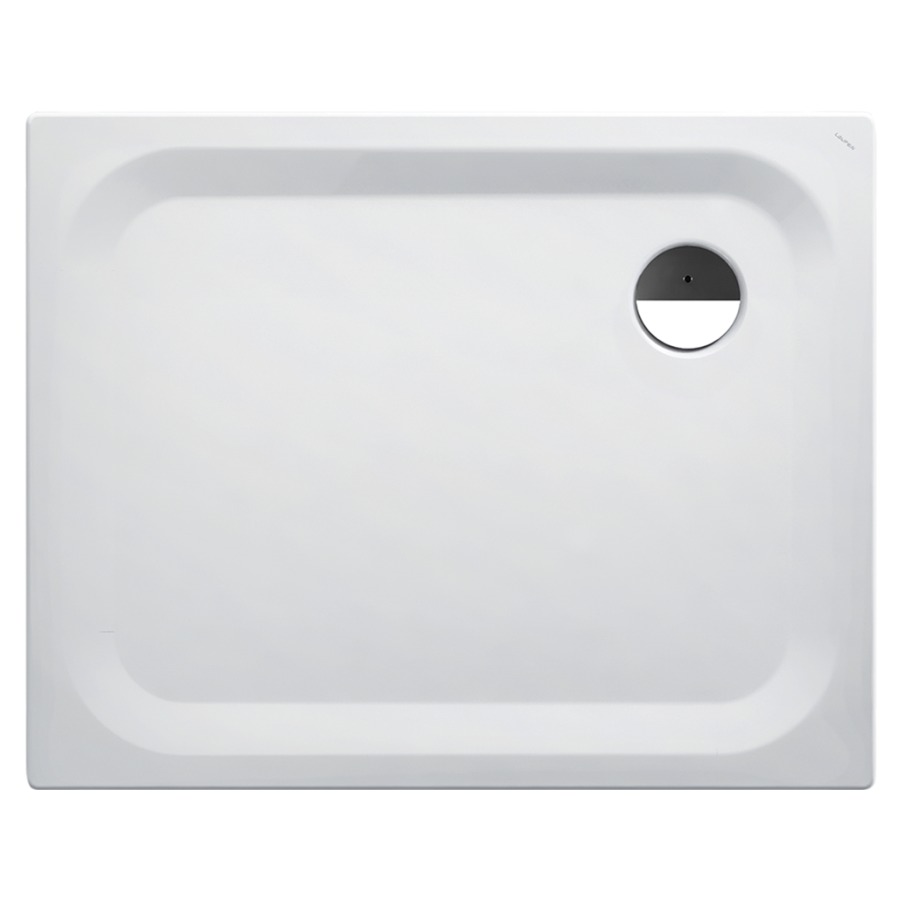 Receveur de douche PLATINA
100 x 2.5 x 80 cm
Acier, isolation phonique, rectangulaire
écoulement dans l’angle, D 90 mm
sans soupape d’écoulement