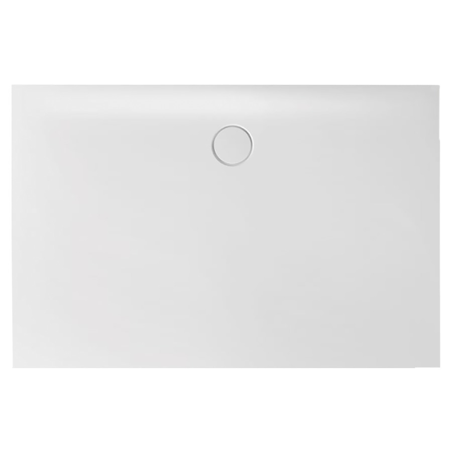 Plan de douche VIVA
120 x 80 x 2,5 cm, acier
isolation phonique
trou d'écoulement D 90 mm
montage au niveau du sol
sans cadre de système à
encastrer