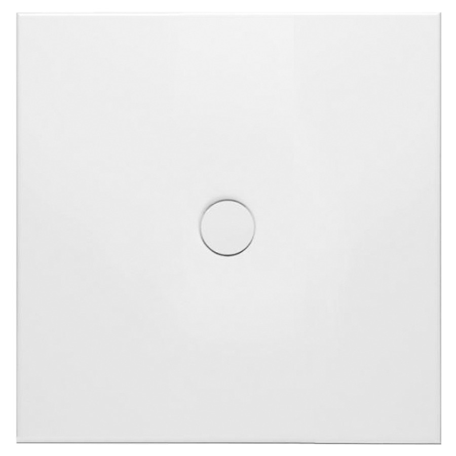 Plan de douche FLOOR
100 x 100 x 2,5 cm, acier
isolation phonique
trou d'écoulement D 90 mm
montage au niveau du sol
sans cadre de système à
encastrer