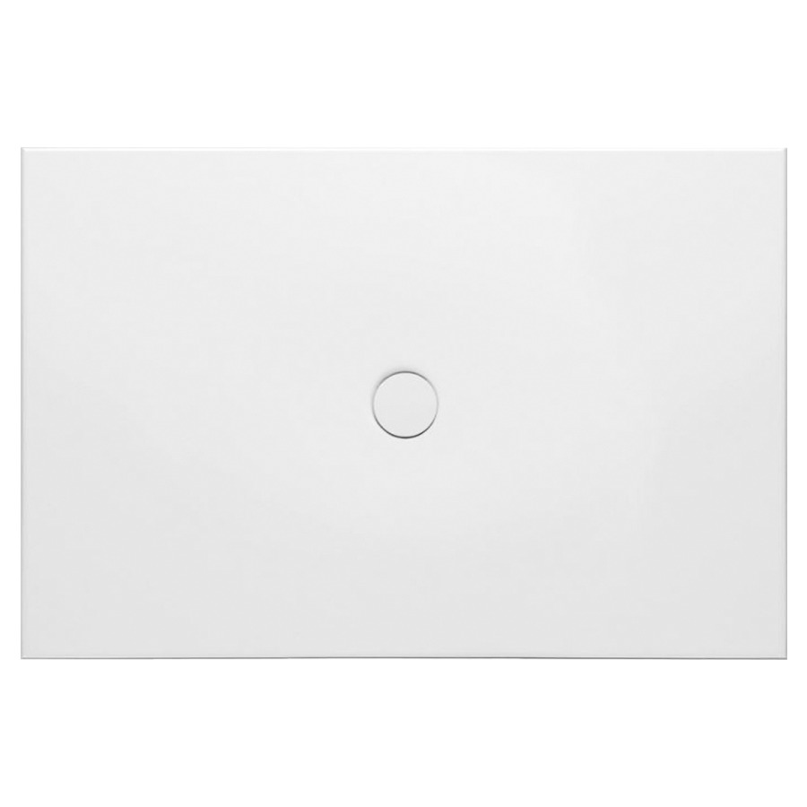 Plan de douche FLOOR
120 x 80 x 2,5 cm, acier
isolation phonique
trou d'écoulement D 90 mm
montage au niveau du sol
sans cadre de système à
encastrer