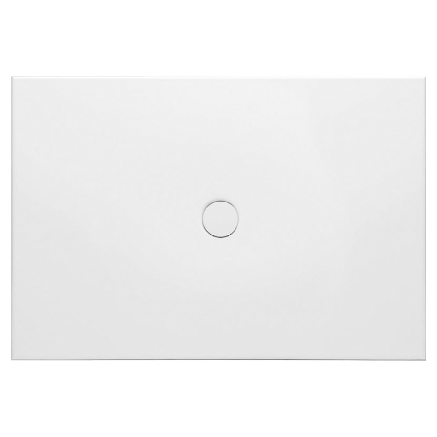 Plan de douche FLOOR
100 x 70 x 2,5 cm, acier
isolation phonique
trou d'écoulement D 90 mm
montage au niveau du sol
sans cadre de système à
encastrer
