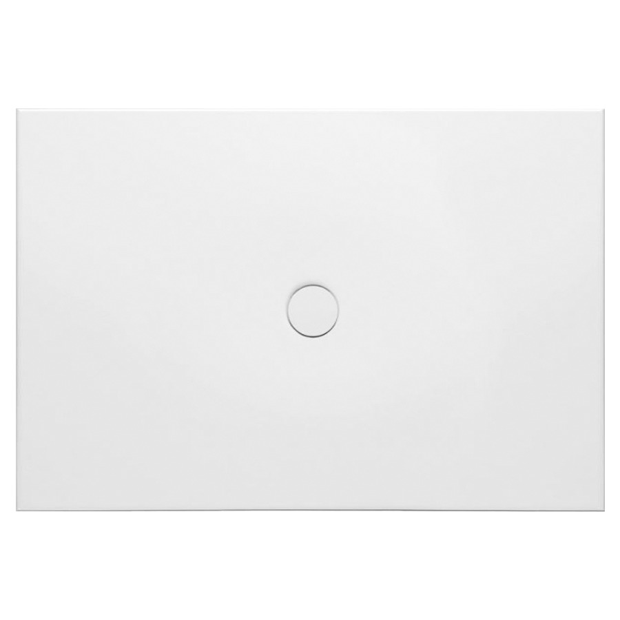 Plan de douche FLOOR
100 x 75 x 2,5 cm, acier
isolation phonique
trou d'écoulement D 90 mm
montage au niveau du sol
sans cadre de système à
encastrer