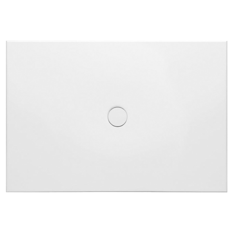 Plan de douche FLOOR
110 x 80 x 2,5 cm, acier
isolation phonique
trou d'écoulement D 90 mm
montage au niveau du sol
sans cadre de système à
encastrer