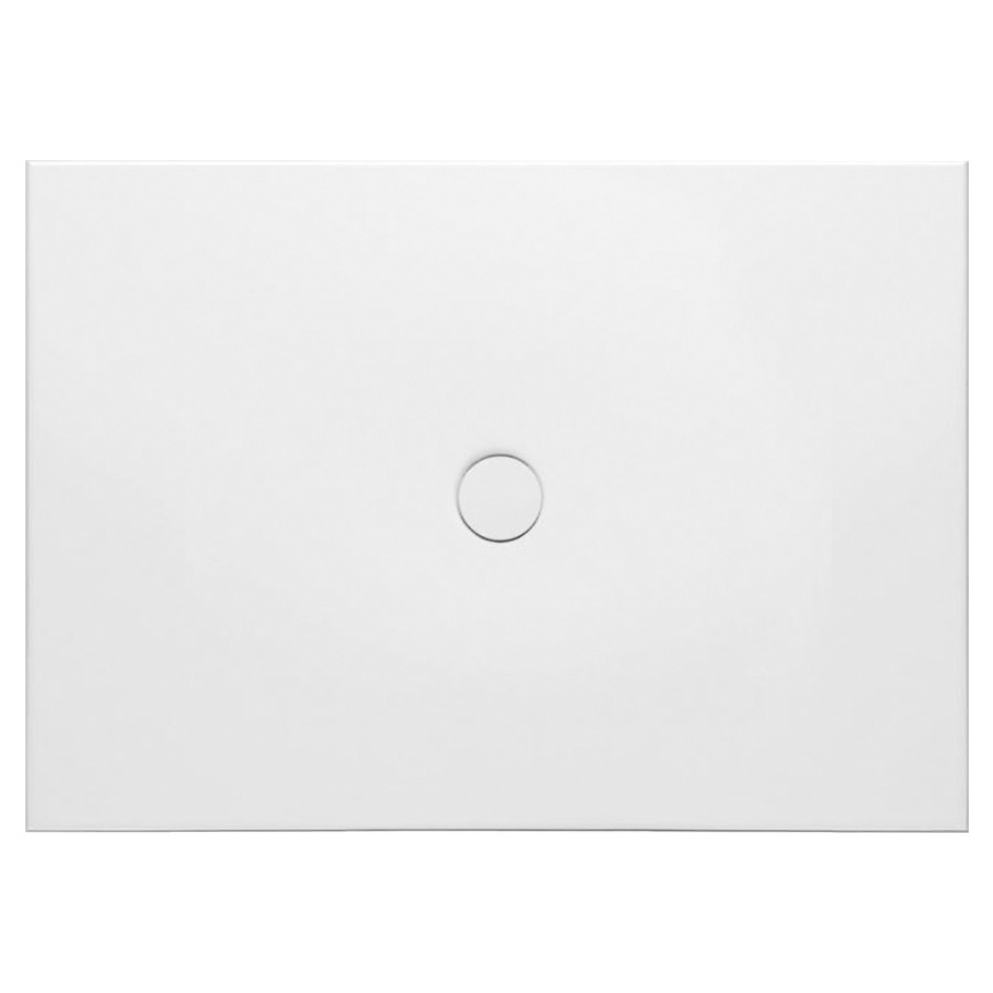 Plan de douche FLOOR
140 x 100 x 2,5 cm, acier
isolation phonique
trou d'écoulement D 90 mm
montage au niveau du sol
sans cadre de système à
encastrer