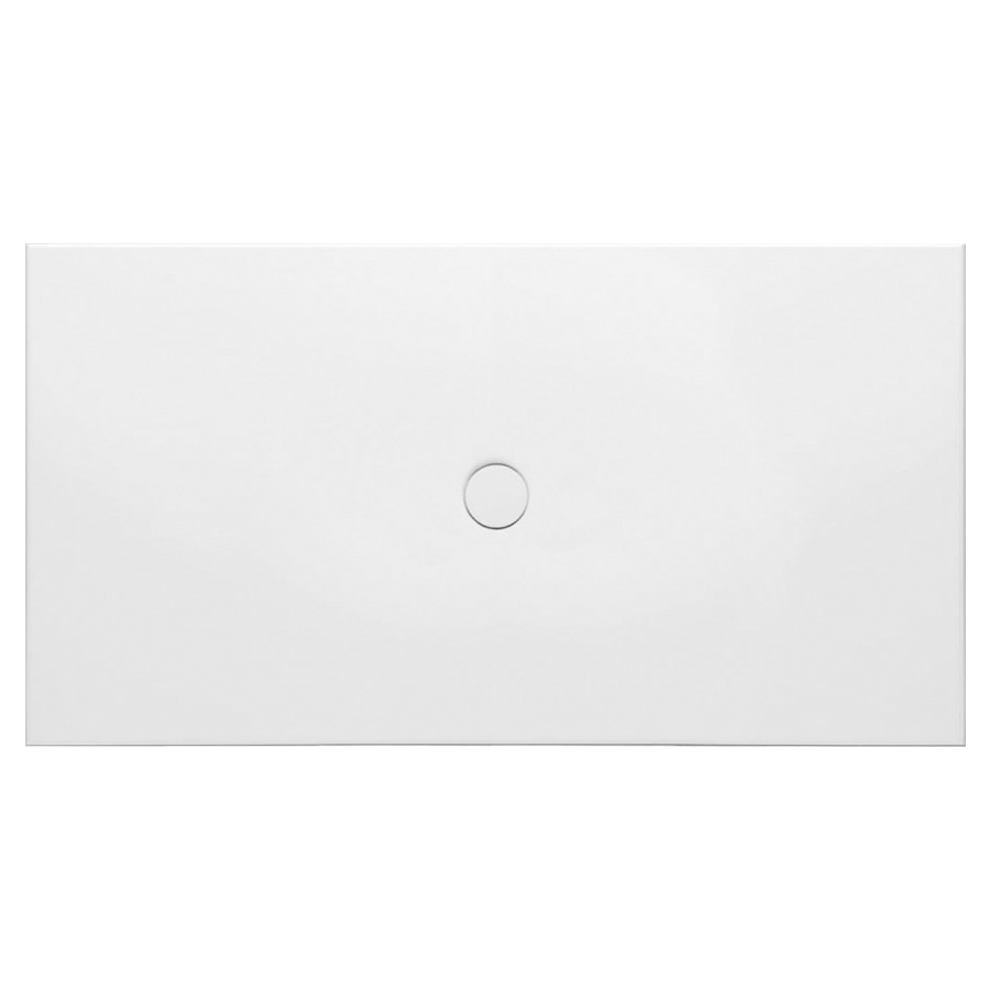 Plan de douche FLOOR
150 x 80 x 2,5 cm, acier
isolation phonique
trou d'écoulement D 90 mm
montage au niveau du sol