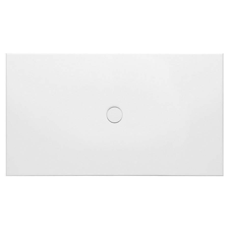 Plan de douche FLOOR
160 x 90 x 2,5 cm, acier
isolation phonique
trou d'écoulement D 90 mm
montage au niveau du sol