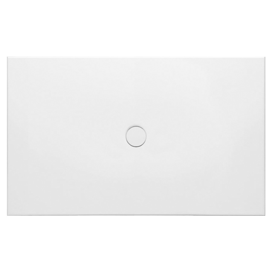 Plan de douche FLOOR
160 x 100 x 2,5 cm, acier
isolation phonique
trou d'écoulement D 90 mm
montage au niveau du sol