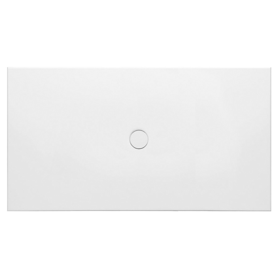 Plan de douche FLOOR
170 x 75 x 2,5 cm, acier
isolation phonique
trou d'écoulement D 90 mm
montage au niveau du sol