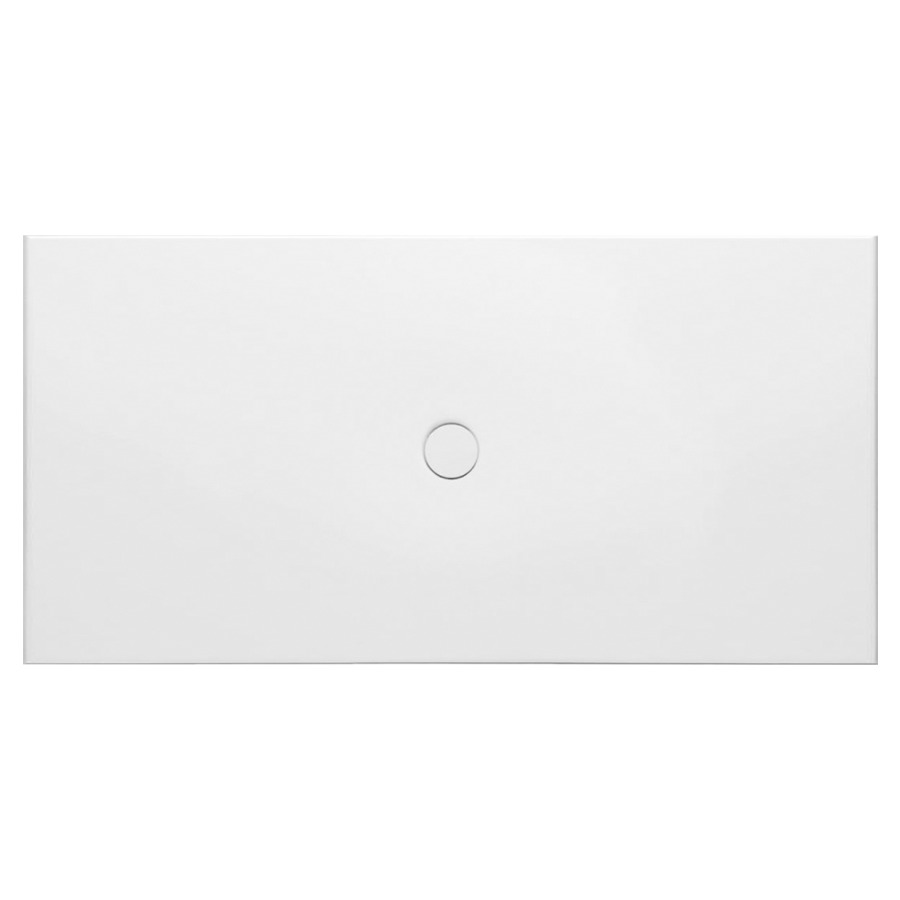 Plan de douche FLOOR
180 x 90 x 2,5 cm, acier
isolation phonique
trou d'écoulement D 90 mm
montage au niveau du sol
