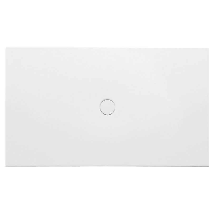Plan de douche FLOOR
170 x 100 x 2,5 cm, acier
isolation phonique
trou d'écoulement D 90 mm
montage au niveau du sol
sans cadre de système à
encastrer
