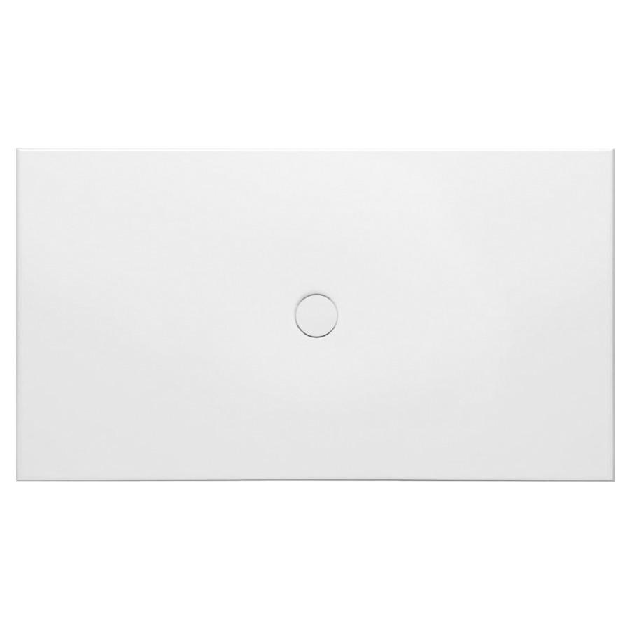Plan de douche FLOOR
180 x 100 x 2,5 cm, acier
isolation phonique
trou d'écoulement D 90 mm
montage au niveau du sol
sans cadre de système à
encastrer