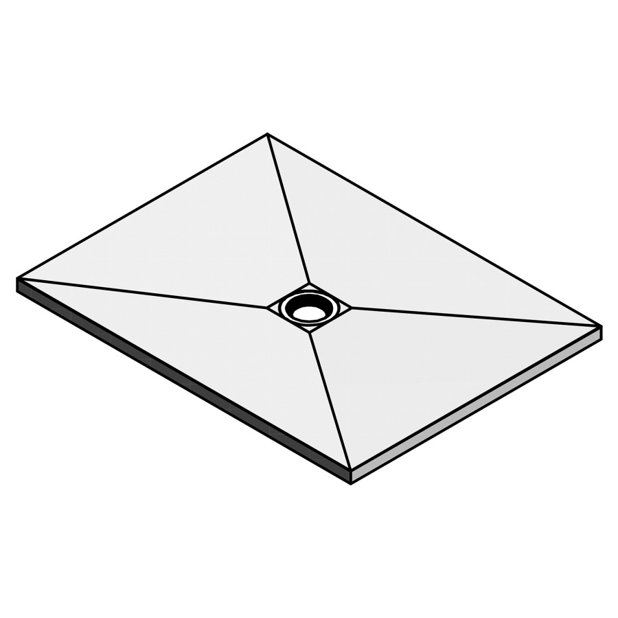 Élément au sol Wedi-Fundo Primo Rectangle