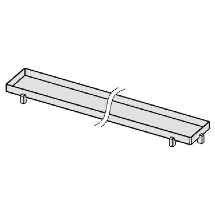 Creux à carreler TECEdrainline plate