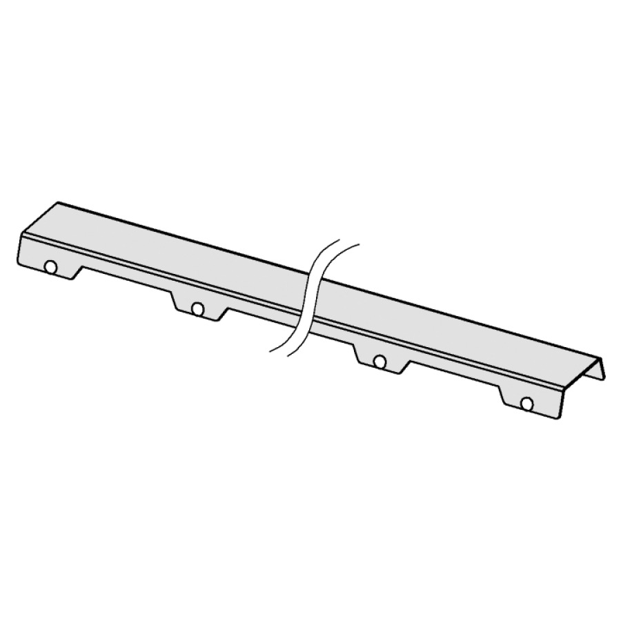 Plaque de recouvrement TECEdrainline steel II