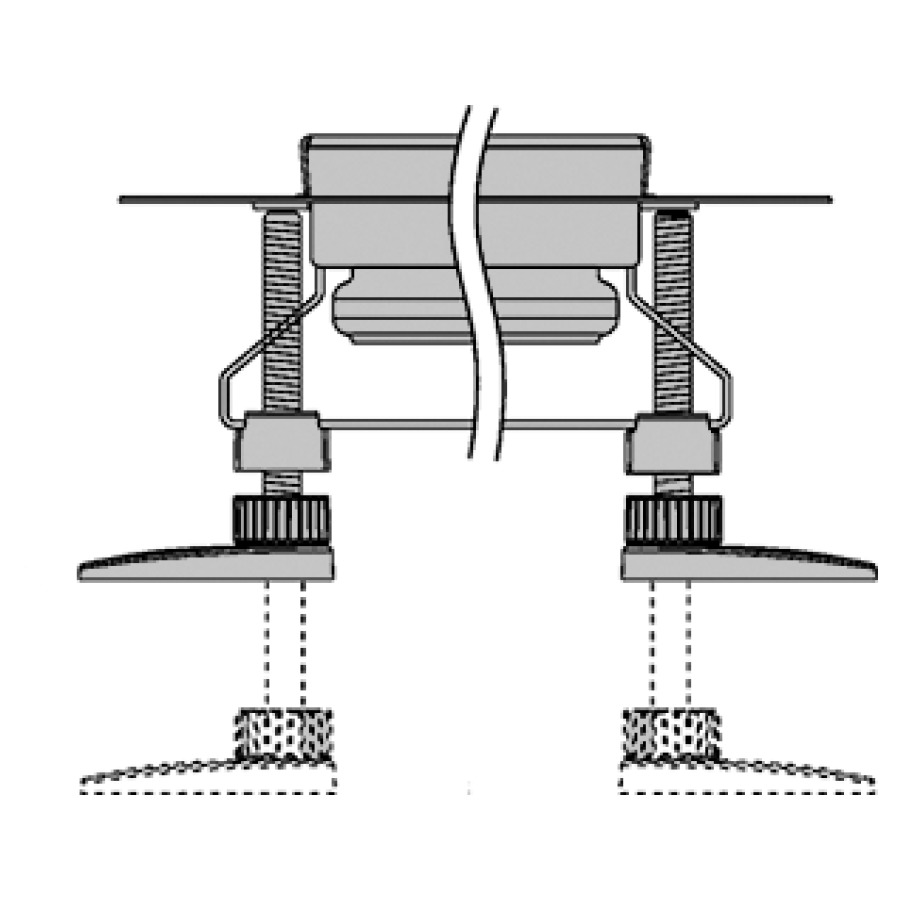Pieds de montage TECEdrainline