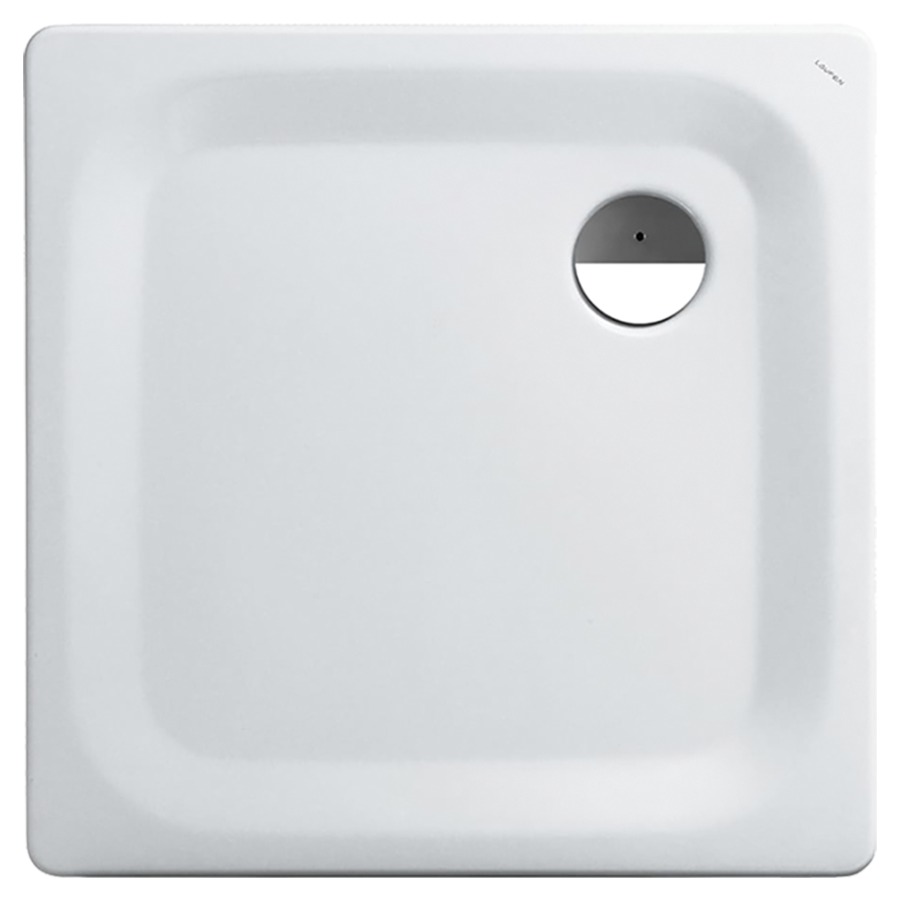 Receveur de douche PLATINA
80 x 2.5 x 80 cm
Acier, isolation phonique, carrée
écoulement dans l’angle, D 90 mm
sans soupape d’écoulement