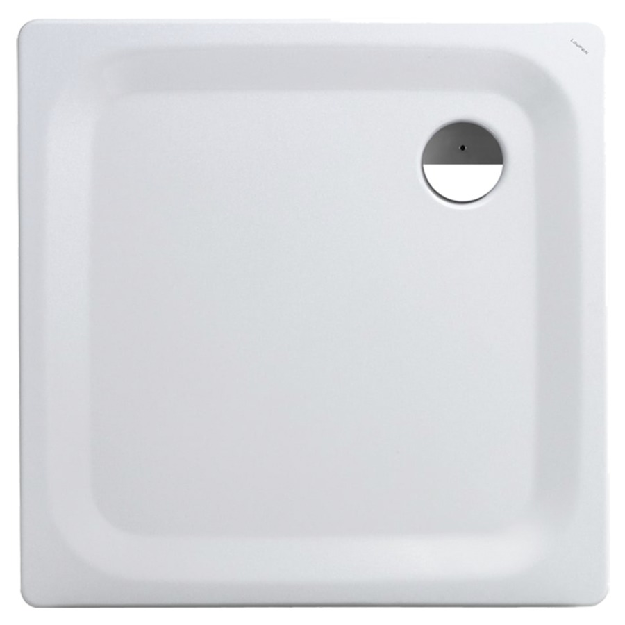 Receveur de douche PLATINA
90 x 2.5 x 90 cm
Acier, isolation phonique, carrée
écoulement dans l’angle, D 90 mm
sans soupape d’écoulement