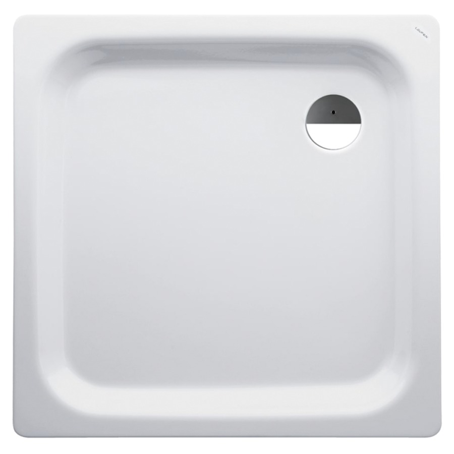Receveur de douche PLATINA
90 x 6.5 x 90 cm
Acier, isolation phonique, carrée
écoulement dans l’angle, D 90 mm
sans soupape d’écoulement