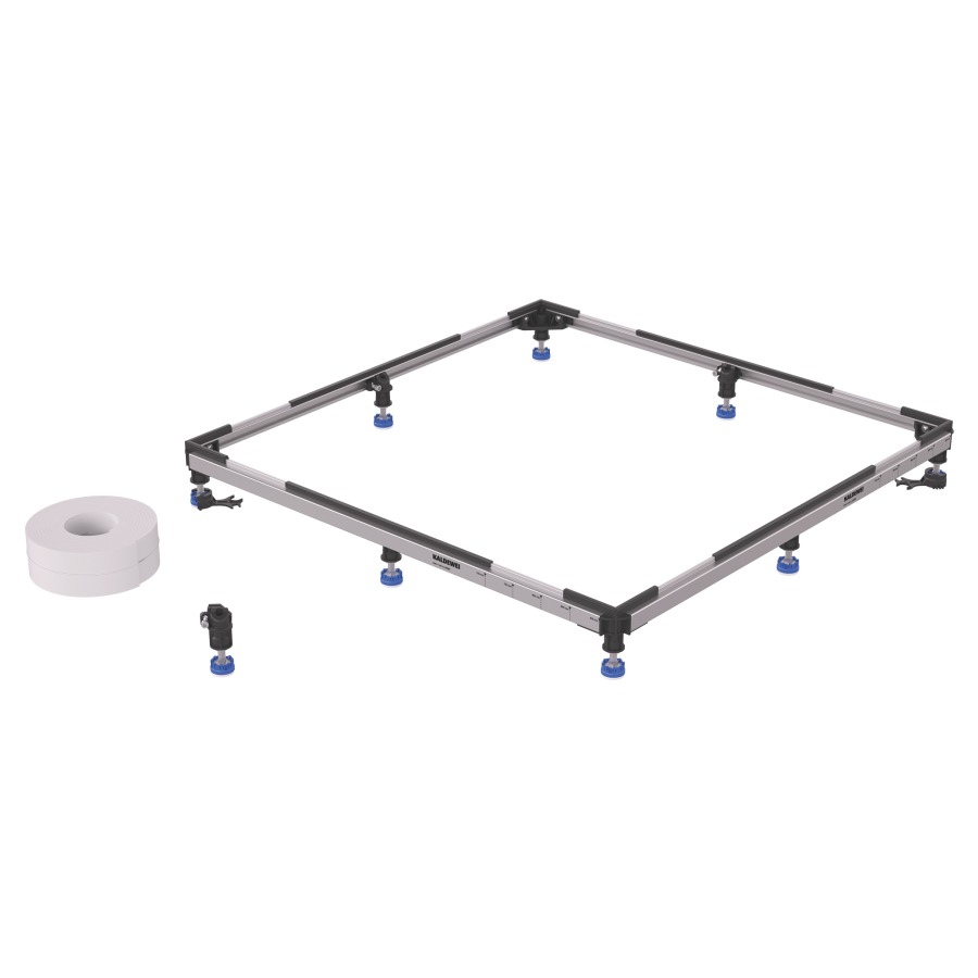 Cadre de montage FR 5300 FLEX
PLUS, H 4,9-16,4 cm réglable
jusqu'à 120 x 120 cm pour tous
les Superplan/Duschplan/
Conoflat/Ladoplan