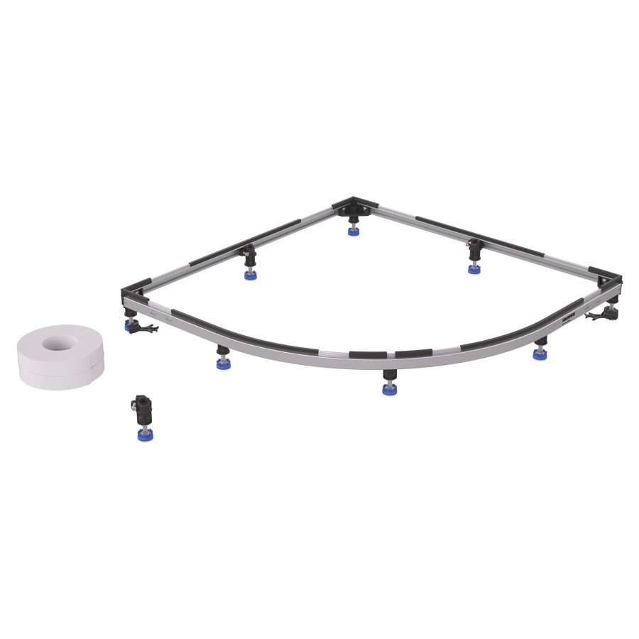 Cadre de montage FR 5300 FLEX
PLUS, H 4,9-16,4 cm réglable
jusqu'à 100 x 100 cm pour tous
les Arrondo quart de cercle
R 55 cm