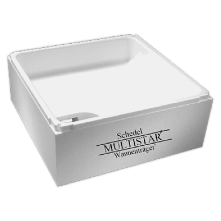 Duschenwannenträger MULTISTAR
90 x 90 x 14 cm
zu Kaldewei Superplan Classic
Schmidlin superflach, Laufen
Platina