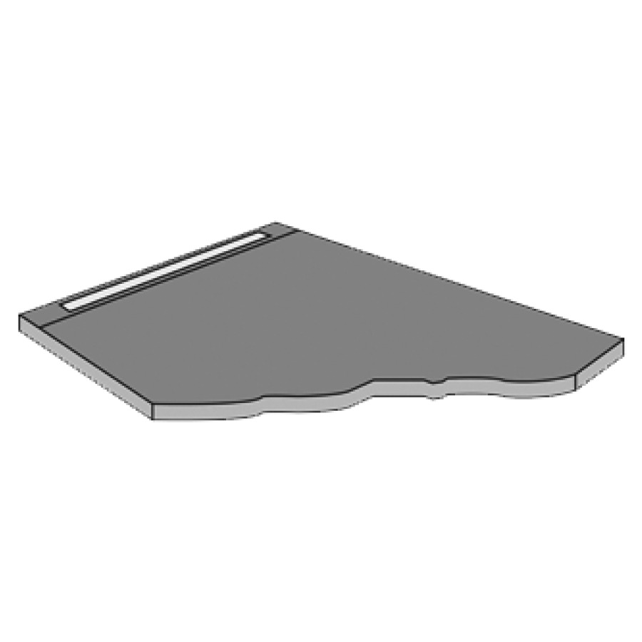 Élément de douche WEDI-RIOLITA
Module 700, 90 x 180 cm
de plain pied, panneau
prépenté étanche, sans set de
rigole 70 cm, 146 530