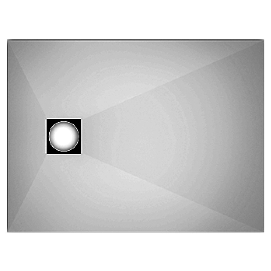 Surface du sol WEDI-FUNDO TOP
PRIMO D, 120 x 90 cm
écoulement decentral
revêtement de sol sans
jointure pour élément de
douche Fundo Primo 148 533