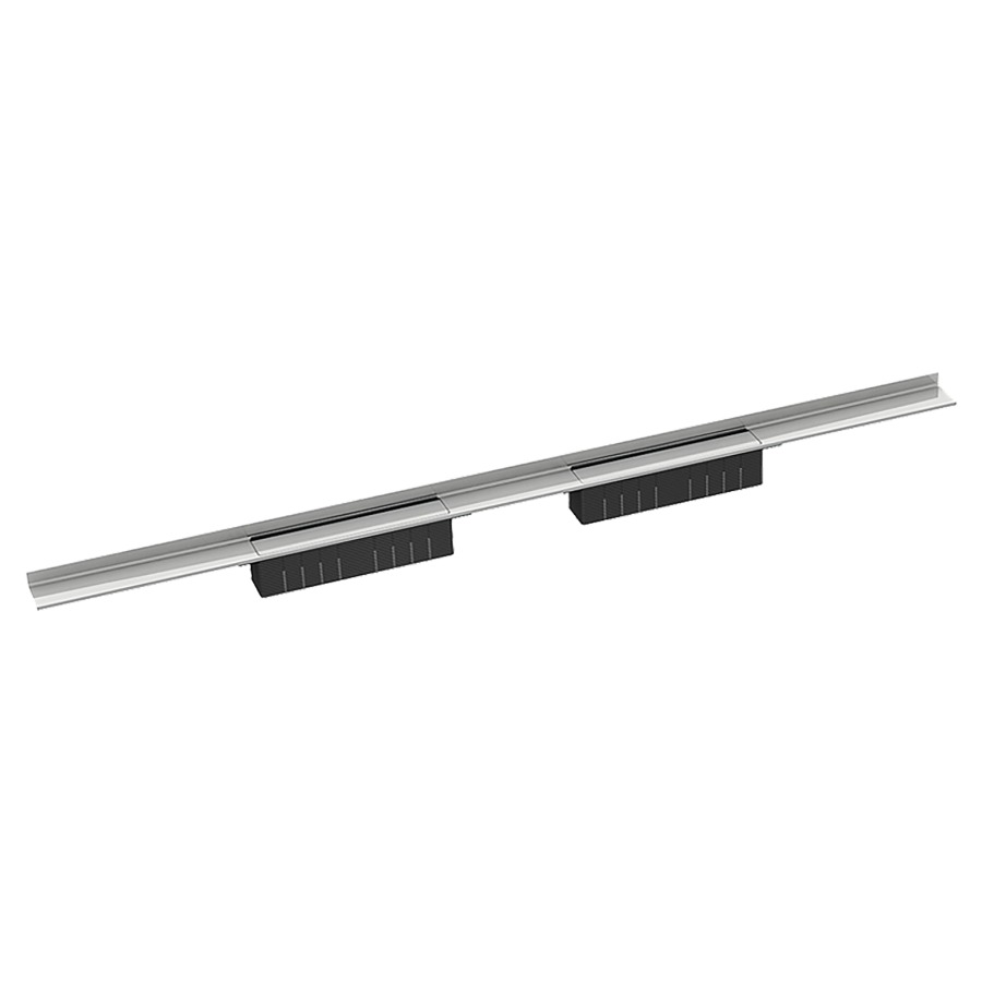 Rigole de douche CERAWALL
SELECT DUO, 190 cm, avec
déclivité intégrée, longueur
personnalisable sur place
pour des revêtements 10-24 mm
acier inoxydable, pour boîter
d'écoulement Dallflex DUO