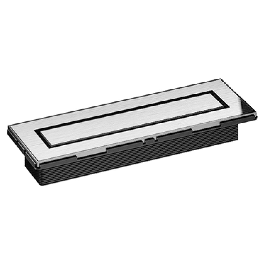 Rigole de douche CERANIVEAU
30 cm, Acier inoxydable
pour boîter d'écoulement Dallflex 
148761/762/763, adapté PMR