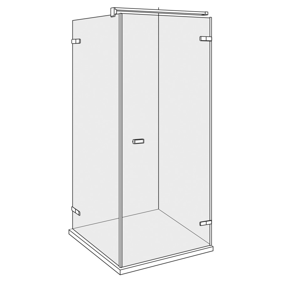 Pendeltüre VIVA
-100 x -125,1-180 cm
H -220 cm, mit Seitenwand
links, Türe Band rechts
Fixierung mit Beschlag, ohne
Dekoreinlage, GENAUE MASSE
NACH AUSMASS
Bei Armaturenfarbe muss bei
der Bestellung der Farbcode
der Armatur angegeben werden