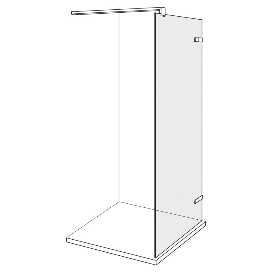 Seitenwand VIVA
150,1-180 cm, H -220 cm
freistehend, Montage rechts
Fixierung mit Beschlag, ohne
Dekoreinlage, GENAUE MASSE
NACH AUSMASS
Bei Armaturenfarbe muss bei
der Bestellung der Farbcode
der Armatur angegeben werden