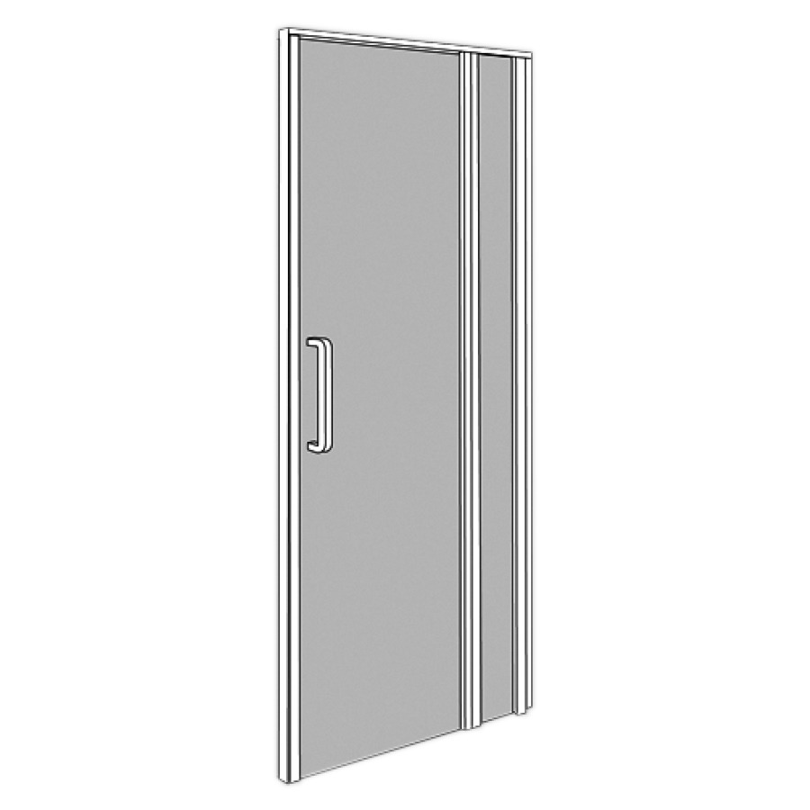 Porte battante BELLA VITA 3
NICHE, 97-100,5 cm, H 200 cm
avec partie fixe
charnières à droite