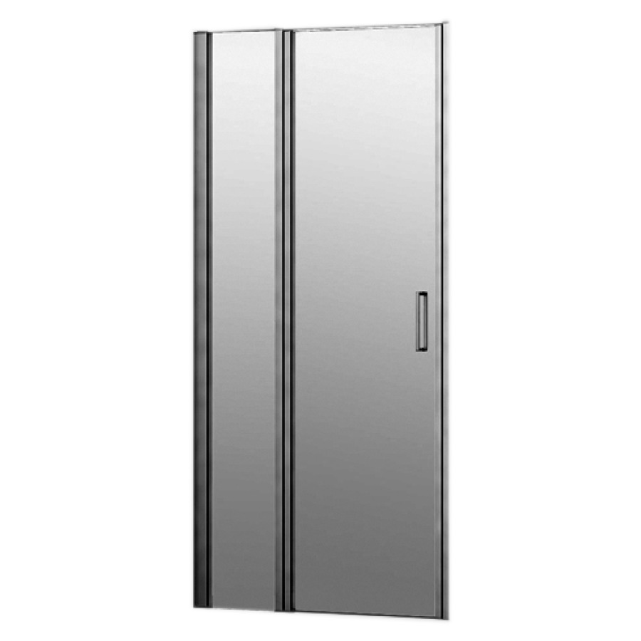 Porte battante BELLA VITA 3
88-90,5 cm, H 200 cm
pour entrée diagonale
avec partie fixe
charnières à gauche
montage sur receveur de douche
