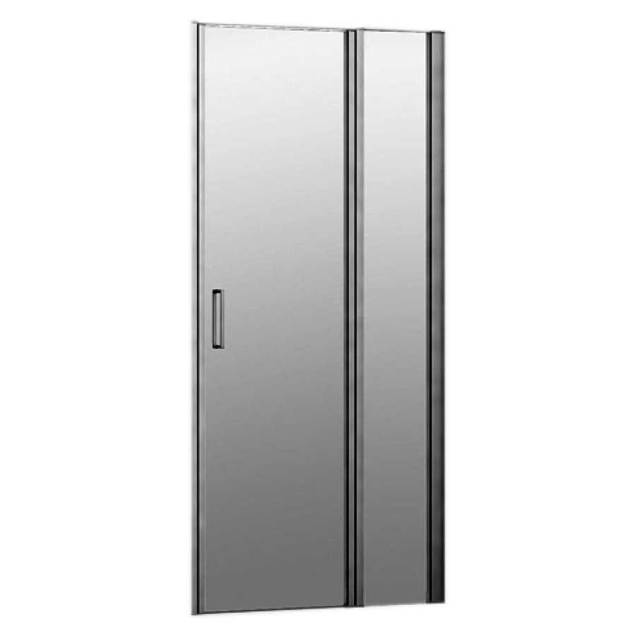 Porte battante BELLA VITA 3
98-100,5 cm, H 200 cm
pour entrée diagonale
avec partie fixe
charnières à droite
montage sur receveur de douche