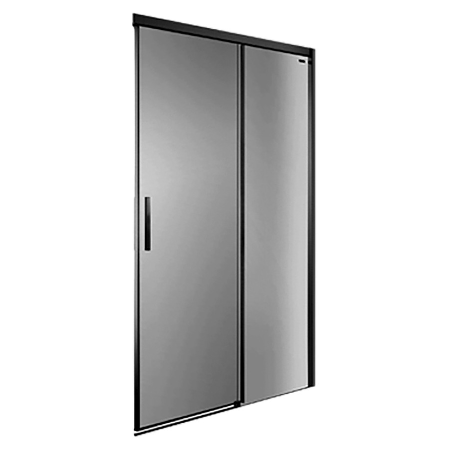 Porte coulissante BELLA VITA 3
78,3-80,2 cm, H 200 cm, pour
entrée diagonale, 2 panneaux
partie fixe montage à droite
fonction Soft-Close
montage sur receveur de douche