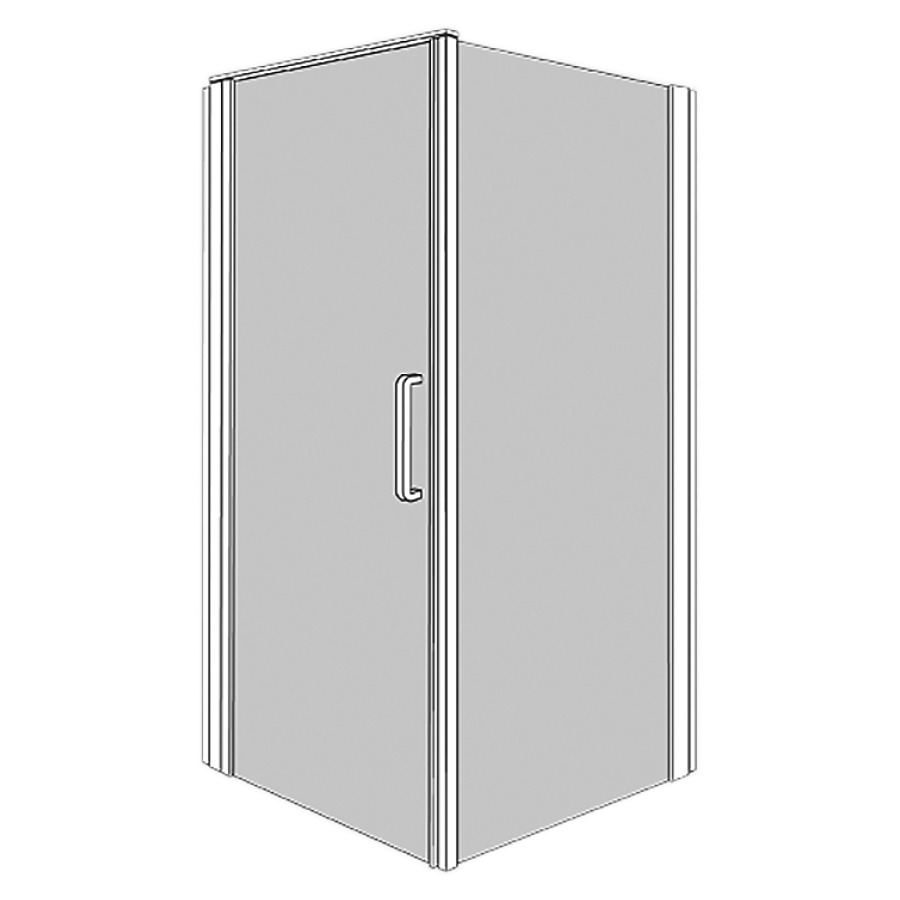 Porte battante BELLA VITA 3
78,5-80,5 cm, H 200 cm
pour cloison latérale
charnières à gauche
montage sur carrelage