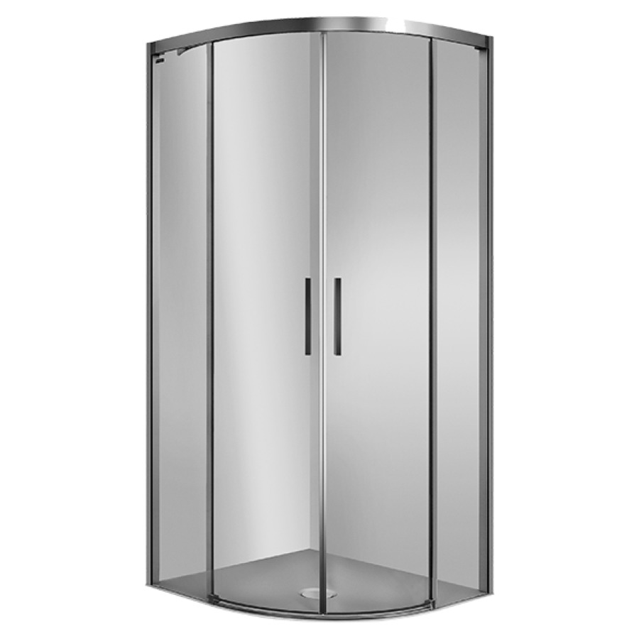 Entrée diagonale BELLA VITA 3 ROUND
88.3-90.2 x 88.3-90.2 cm, H 190 cm
porte coulissante avec partie fixe à gauche et à droite
avec cadre partiel, fonction Soft-Close
pour douche quart de cercle R 50 cm