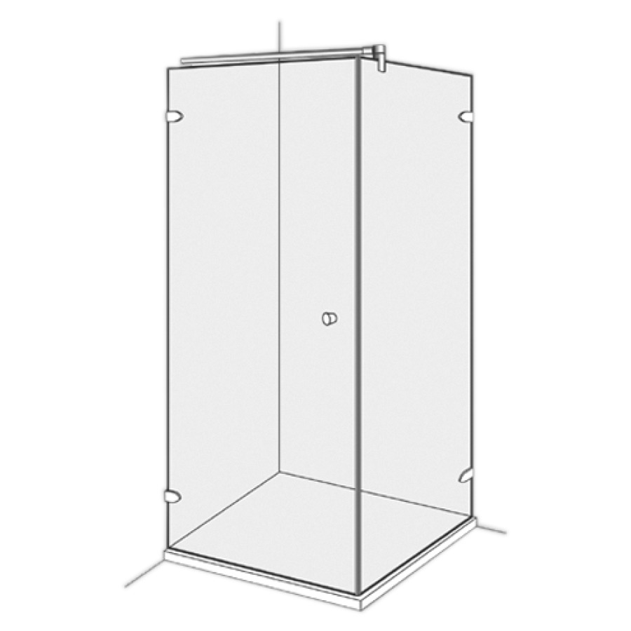 Porte battante COLLECTION 2
PLUS, -90 cm, H -210 cm
pour cloison latérale
charnières à gauche
fermeture magnétique
MESURES EXACTES SELON
PRISE DE MESURE