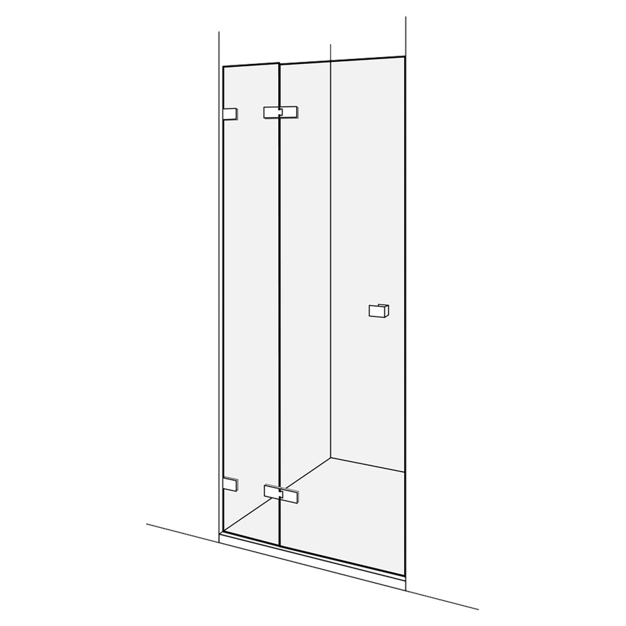 Porte battante COLLECTION 2
PLUS NICHE
-125 cm, H -210 cm
avec partie fixe à gauche
fermeture magnétique
MESURES EXACTES SELON PRISE DE
MESURE