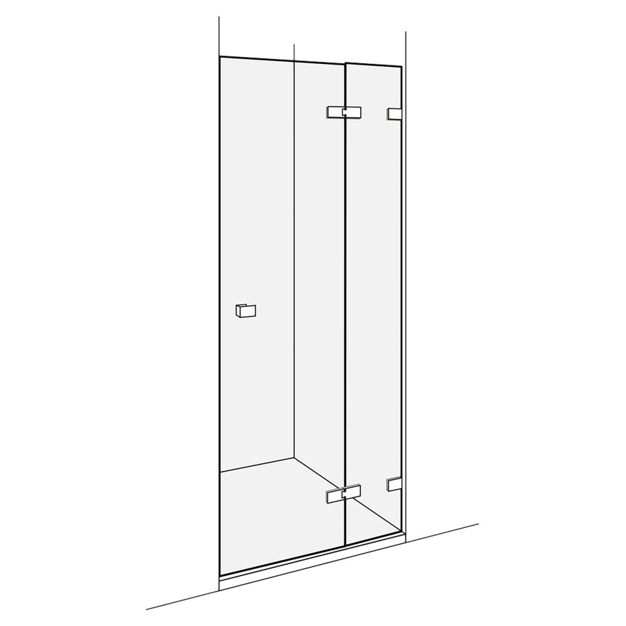 Porte battante COLLECTION 2
PLUS NICHE
-125 cm, H -210 cm
avec partie fixe à droite
fermeture magnétique
MESURES EXACTES SELON PRISE DE
MESURE