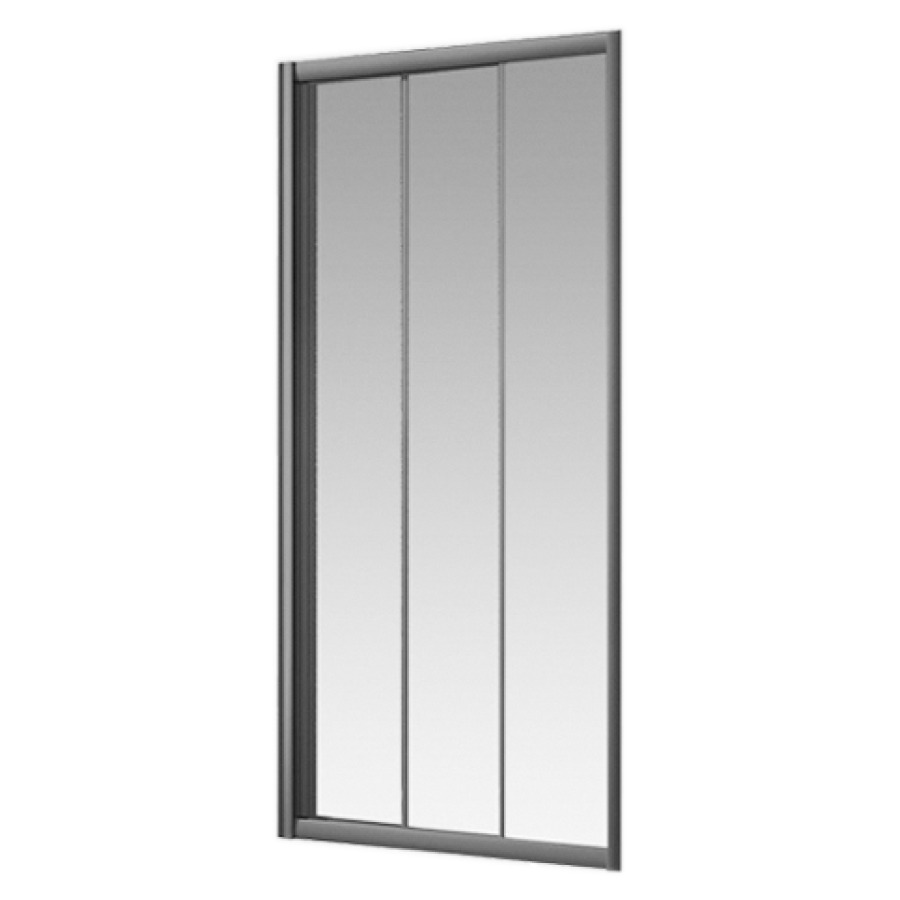 Porte coulissante TWIGGY-TOP
99-103 cm H 195 cm, 3 panneaux
pour cloison latérale