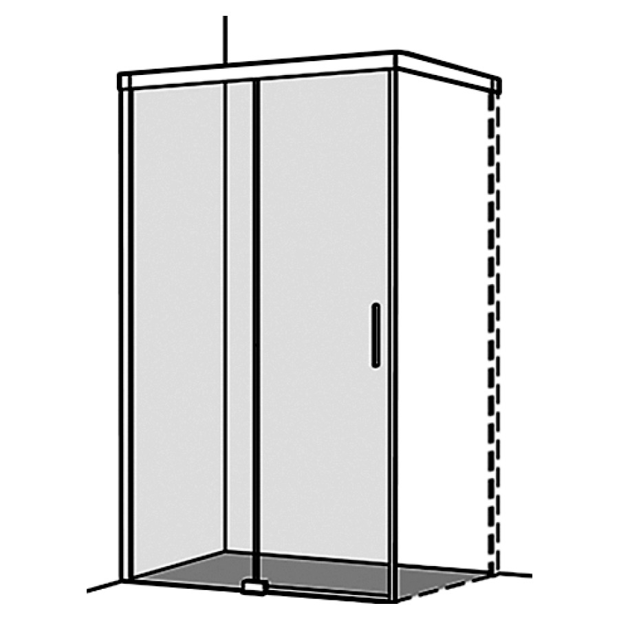 Porte coulissante S600Plus pour cloison latérale