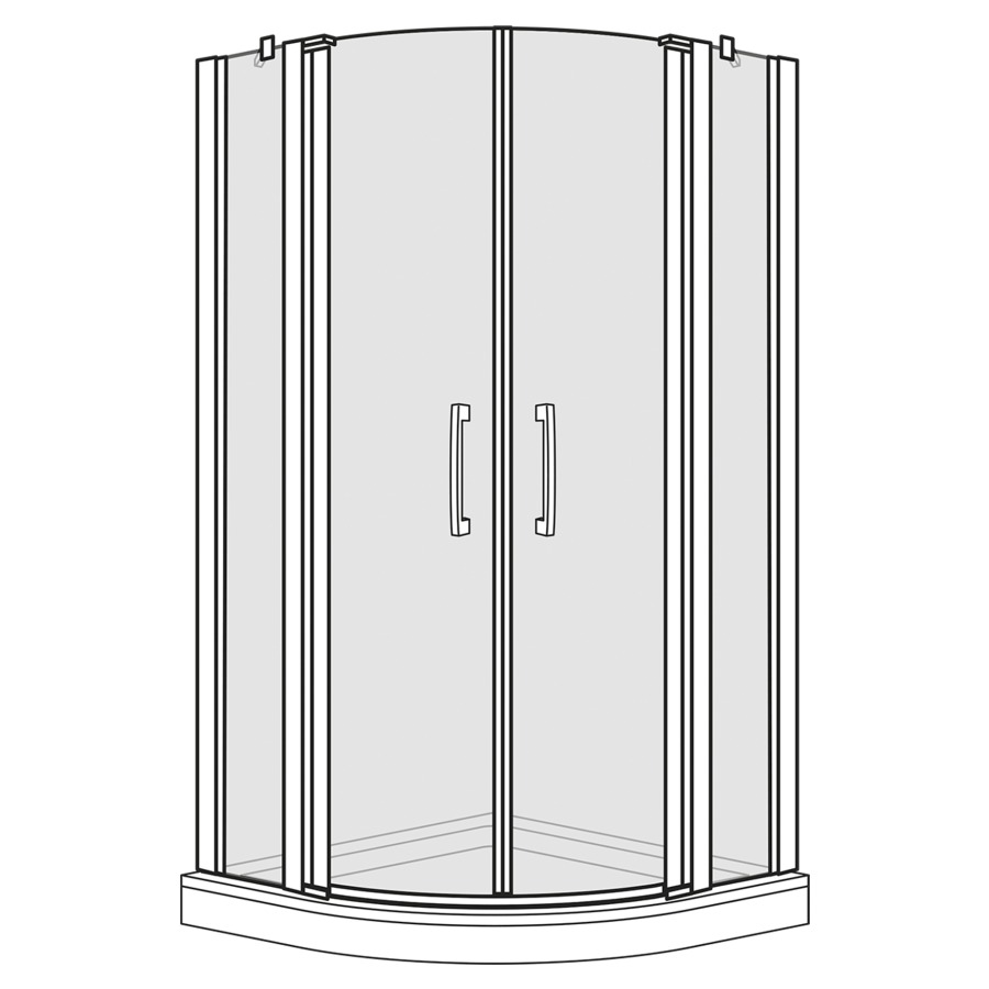 Entrée diagonale OPTIMA 6 ROUND