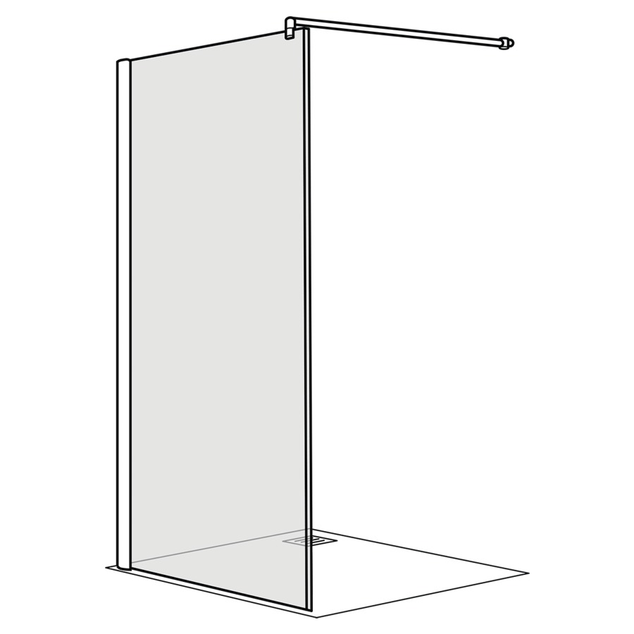 Paroi de douche OPTIMA 6
Walk-in
108,5-110,5 cm, H 200 cm