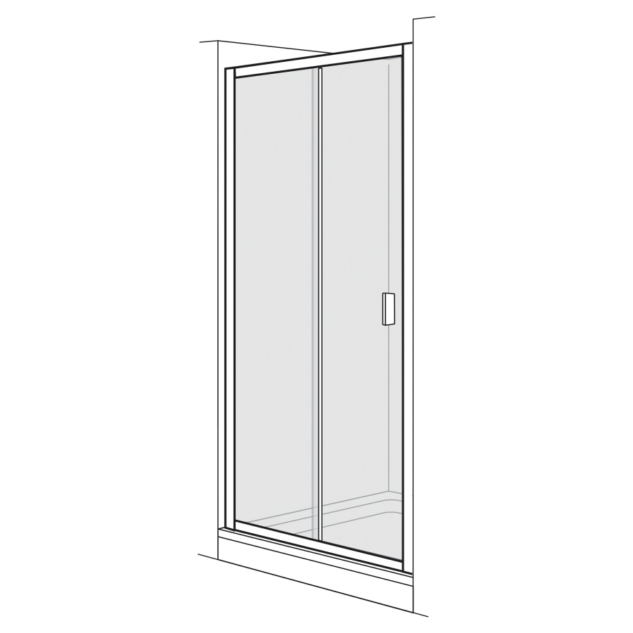Porte coulissante Optima 400 Niche